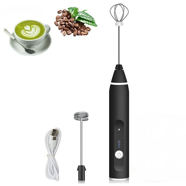 Whisk Drink Mixer for Bulletproof Coffee Milk Frother Handheld Foam Maker for Lattes Hot Chocolate black/blue Electric Whisk for Cappuccino Frappe Matcha Whisk Drink Mixer for Bulletproof Coffee Milk Frother Handheld Foam Maker for Lattes Hot Chocolate black/blue Electric Whisk for Cappuccino Frappe Matcha